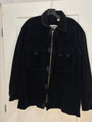 Y2K Nevada Corduroy black cargo jacket - size M