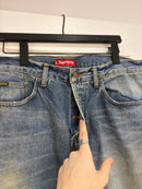 Supreme Japan Selvedge denim pants - size 34 *slightly stained