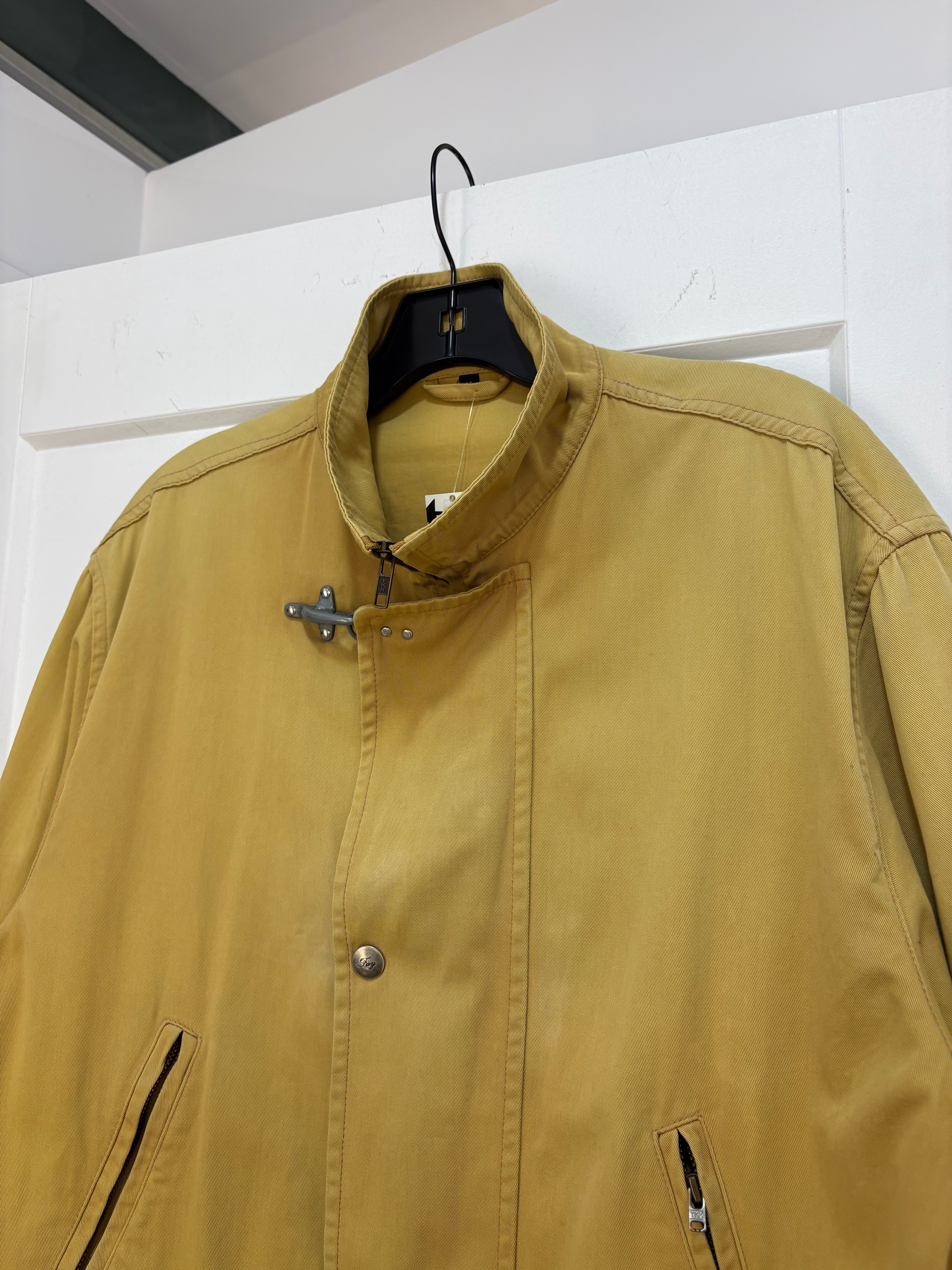 80s Fay Fireman Mustard jacket - size XL