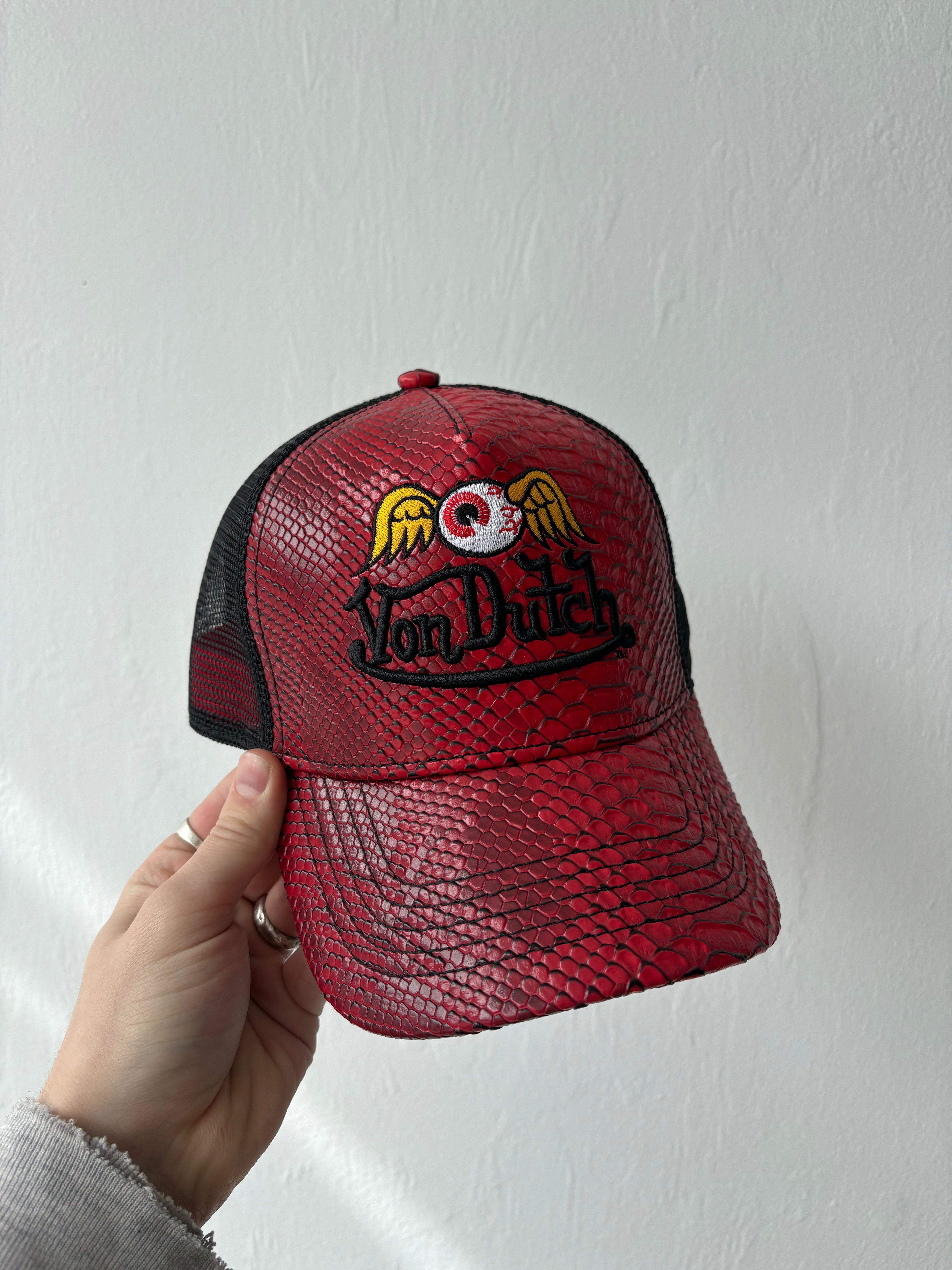 New Von Dutch Python trucker cap