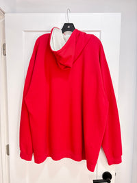 90s Oakley sofware mid logo red hoodie - size XXL