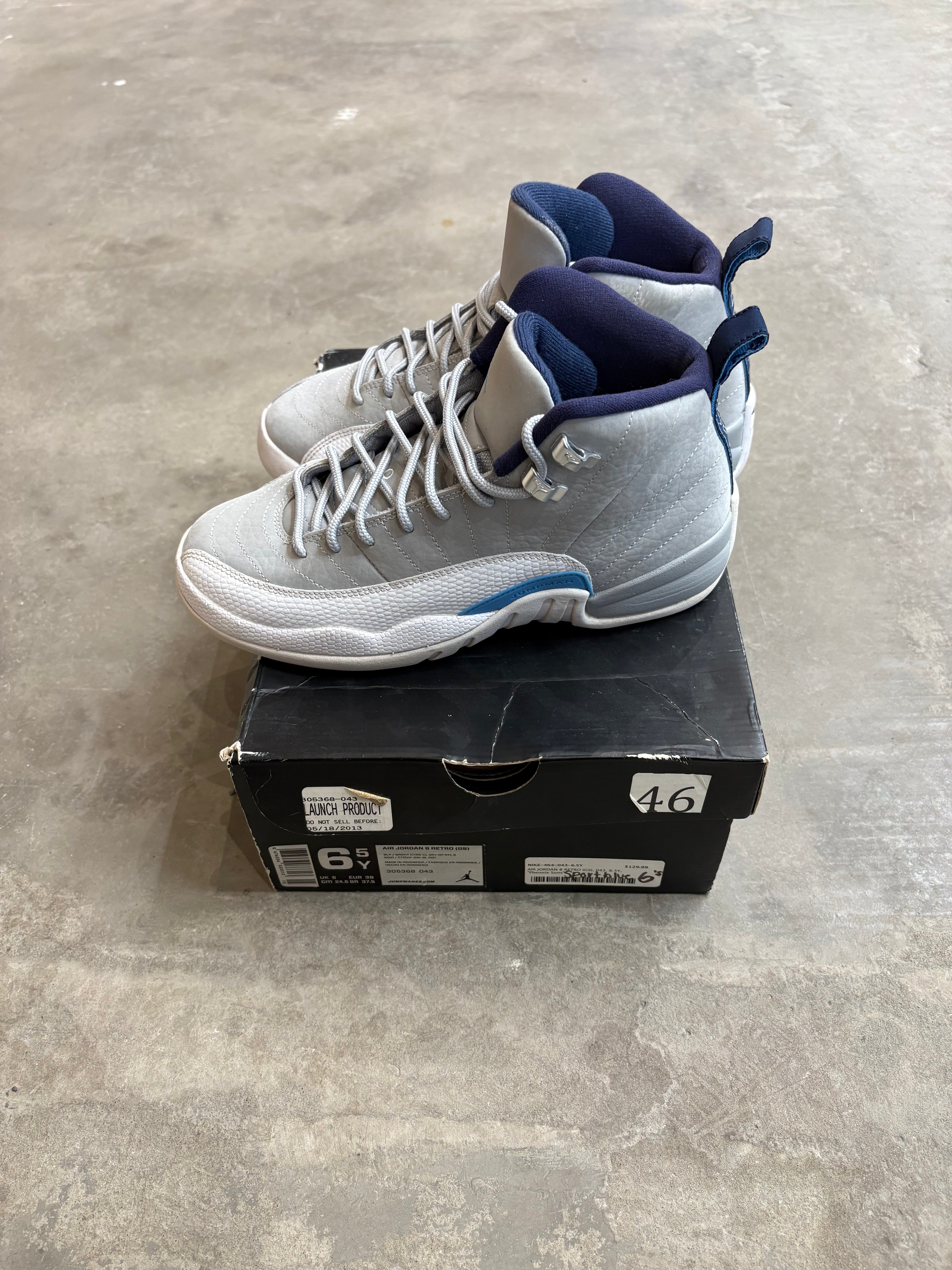 Jordan 12 uni blue - 6y
