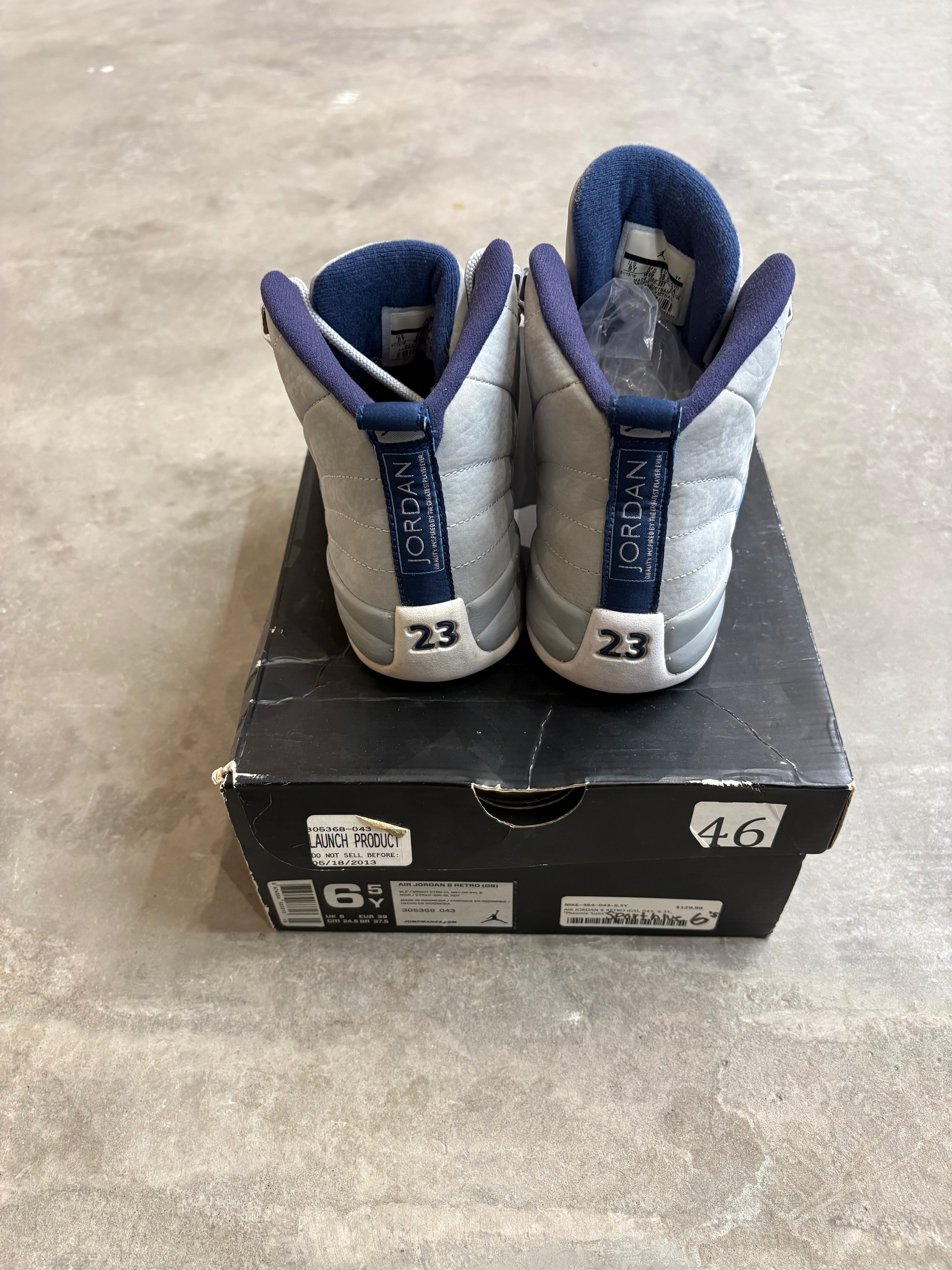 Jordan 12 uni blue - 6y