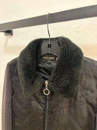 Point zero nylon/knit mix jacket - size M
