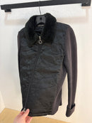 Point zero nylon/knit mix jacket - size M