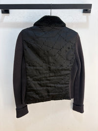 Point zero nylon/knit mix jacket - size M