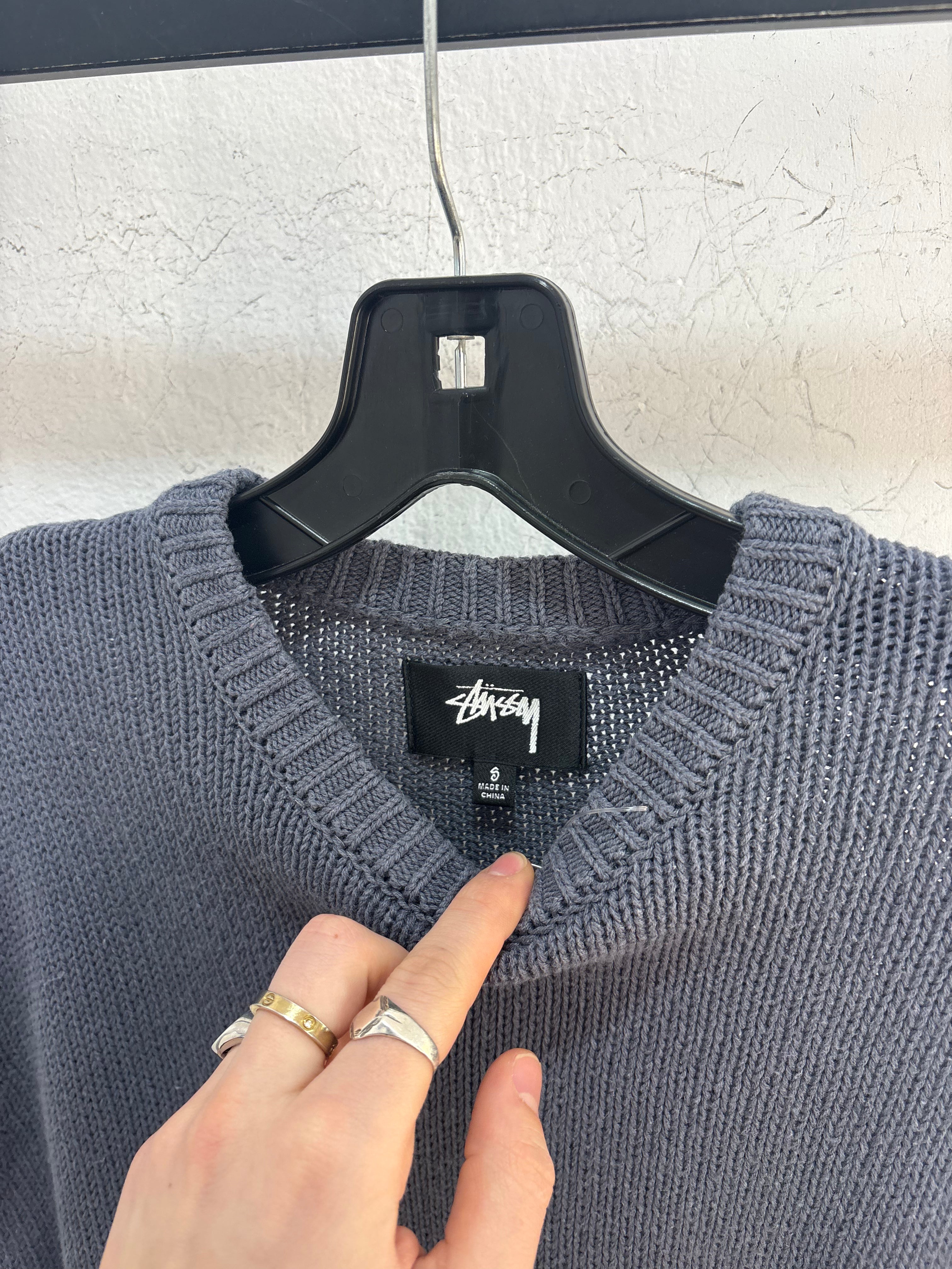 Stussy surfman knit sweater - size S