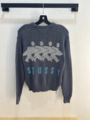 Stussy surfman knit sweater - size S