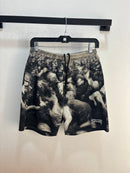 Grimey faces fight shorts - size M