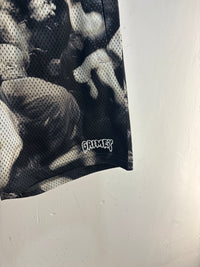 Grimey faces fight shorts - size M