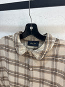 Dime tan flannel - size M