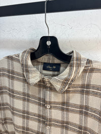 Dime tan flannel - size M