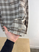 Dime tan flannel - size M