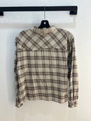 Dime tan flannel - size M