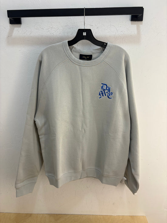 Dime Blue Gothic logo crewneck - size L