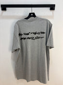 New Supreme futura grey box logo tee - size L