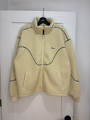 New Dime Cream sherpa fleece jacket - size L