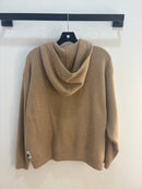 Stussy Camel Merino wool zip up hoodie - fit L