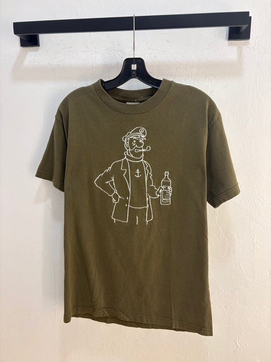 1996 tintin haddock tee - size M