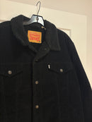 Levis Black sherpa corduroy jacket - size XXL