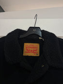 Levis Black sherpa corduroy jacket - size XXL