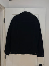 Levis Black sherpa corduroy jacket - size XXL