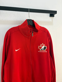 Y2k Nike team Canada red tracktop - size XXL