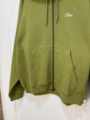 New Dime green zip up hoodie - size L
