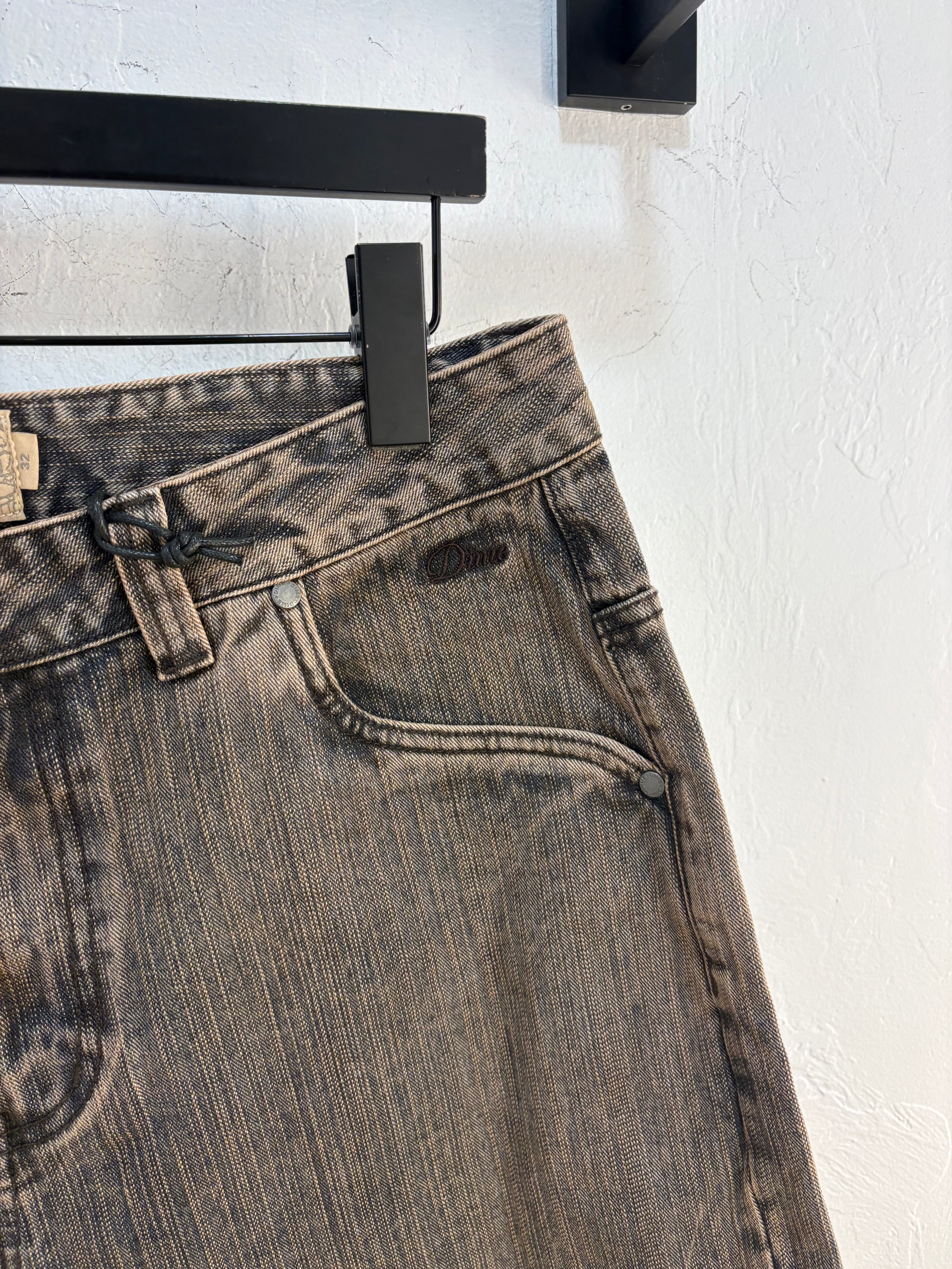 New Dime Rust baggy jorts - size 32