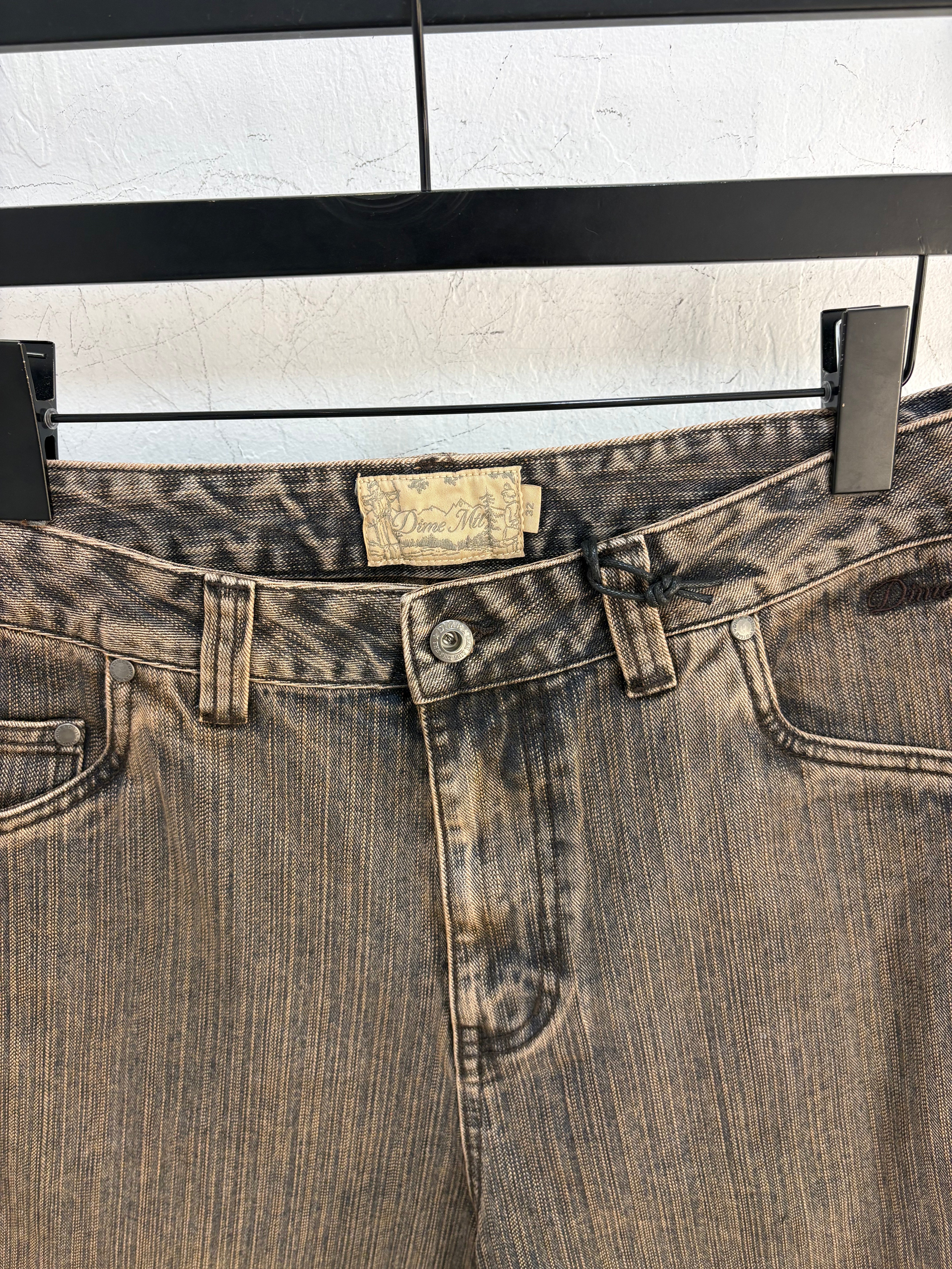 New Dime Rust baggy jorts - size 32