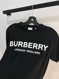 Burberry black logo tee - size XXS