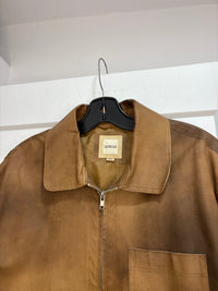 Massimo brown leather jacket - size L