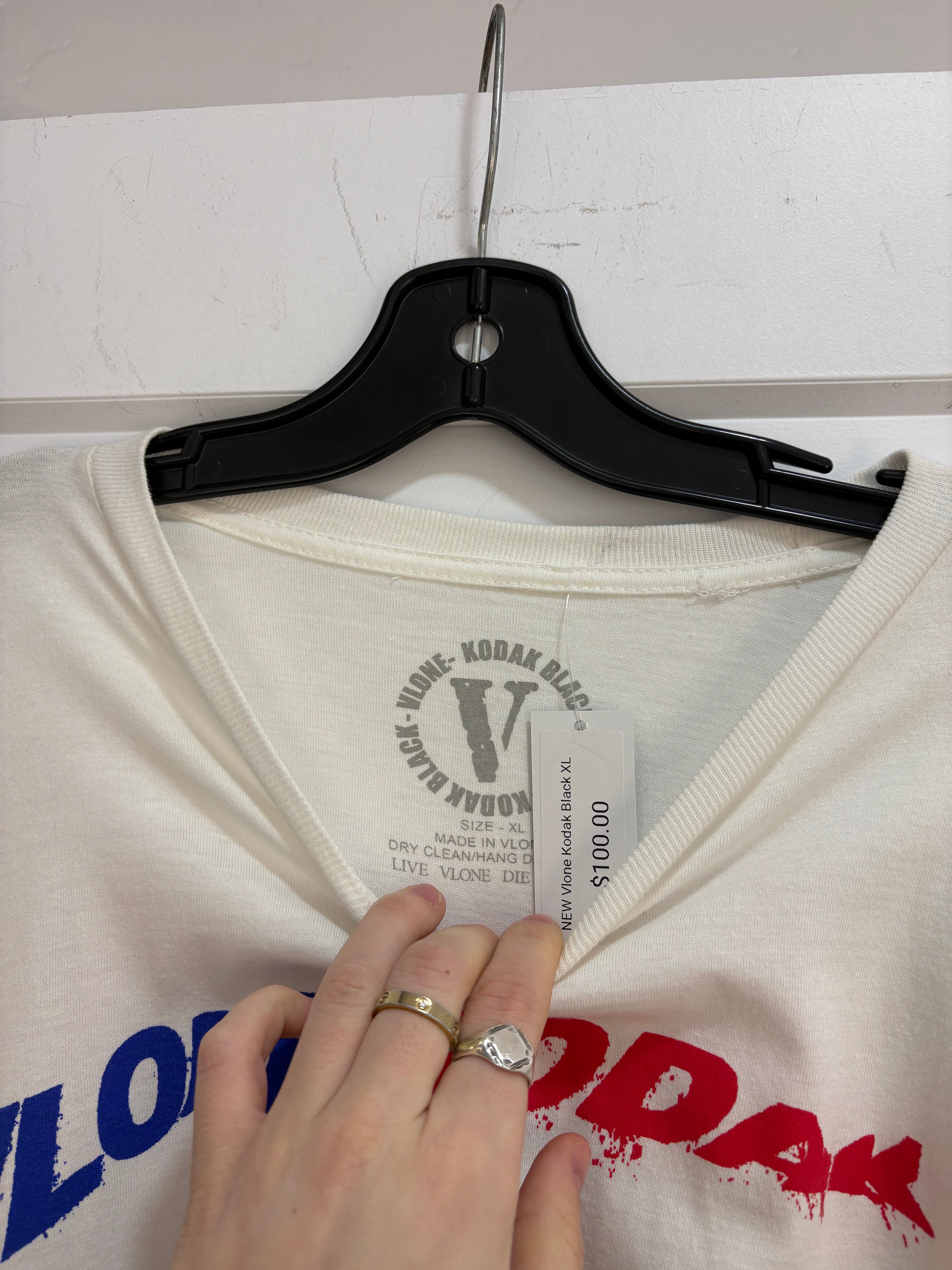 New Vlone kodak black tee - size XL