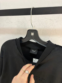 Dime black velour crewneck - size M