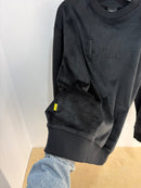 Dime black velour crewneck - size M