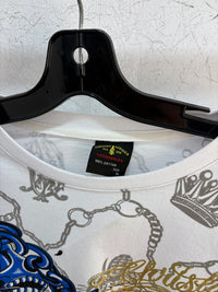 Y2k Christian Audigier affliction AOP tee - size M