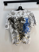 Y2k Christian Audigier affliction AOP tee - size M