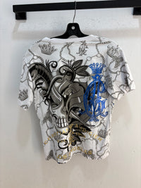 Y2k Christian Audigier affliction AOP tee - size M