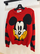 90s Mickey Mouse knit sweater - size S