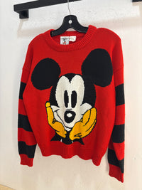 90s Mickey Mouse knit sweater - size S