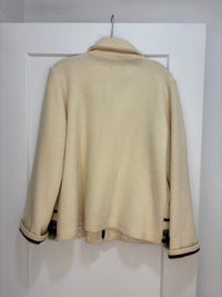 Valzère wool zip up jacket - size XL womens