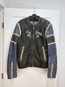 Diesel biker leather jacket - size L