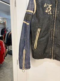 Diesel biker leather jacket - size L