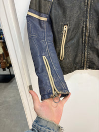 Diesel biker leather jacket - size L