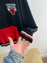 90s Starters Chicago Bulls double hood hoodie - size M