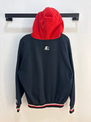 90s Starters Chicago Bulls double hood hoodie - size M