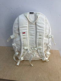 New Supreme white denim backpack