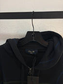 New Dime Black color stitch zip-up hoodie - size XL
