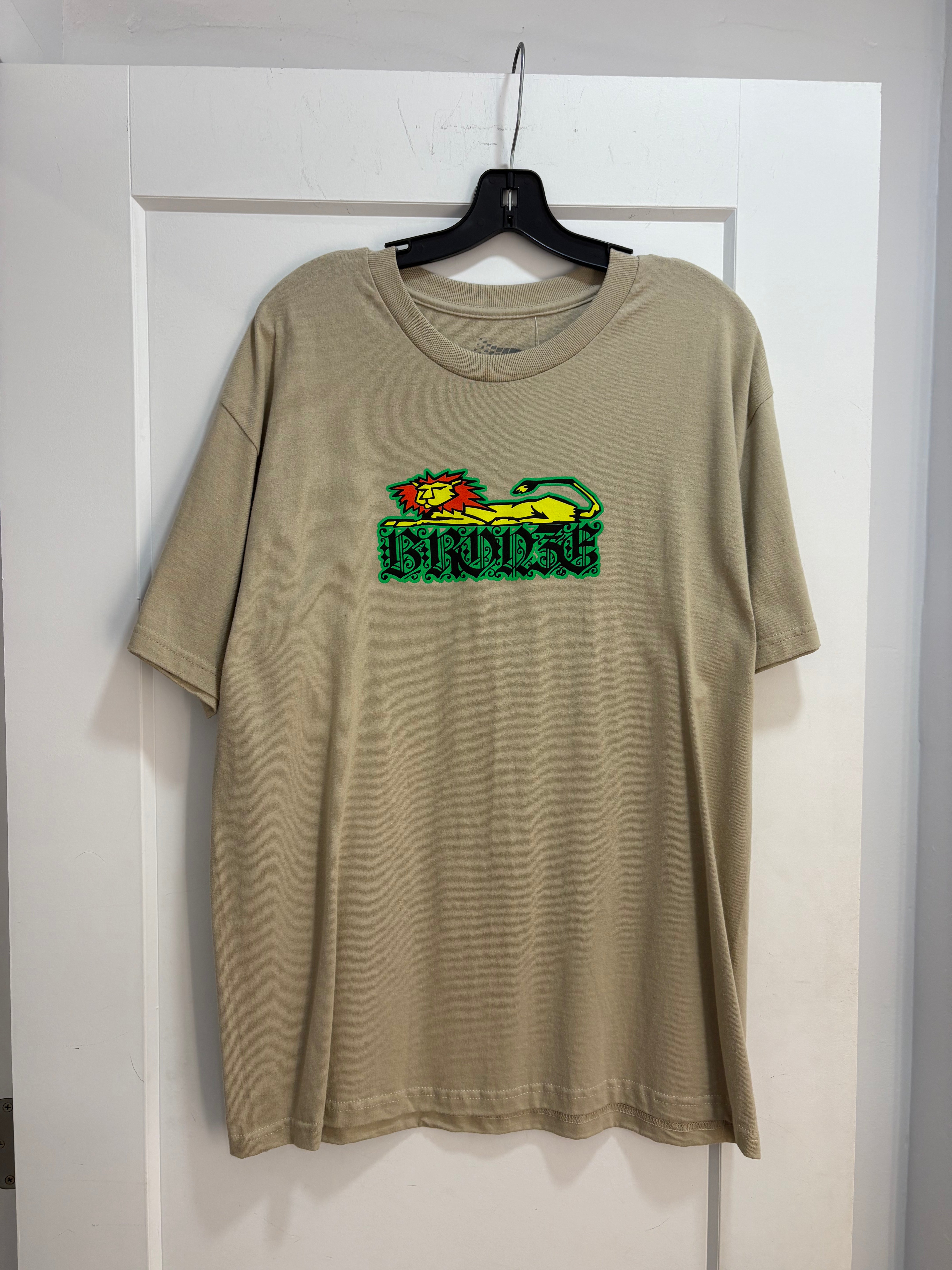 New Bronze 56k lion tee - size L