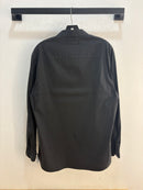 Y2k Prada linea Rossa black button up - size L